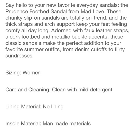 NWT Madlove Sandals - Picture 2 of 7